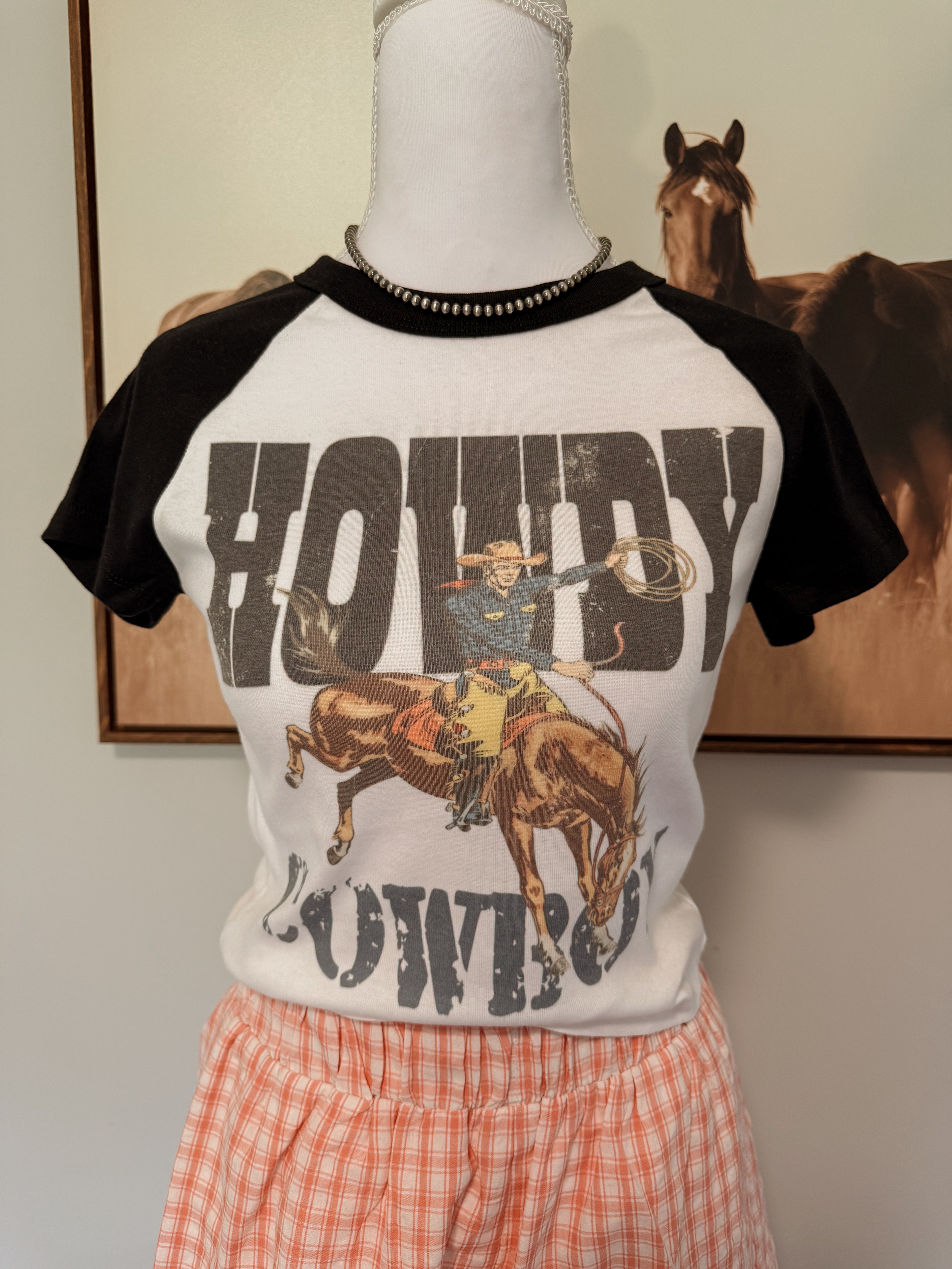 ‘Howdy Cowboy’ Baby Tee