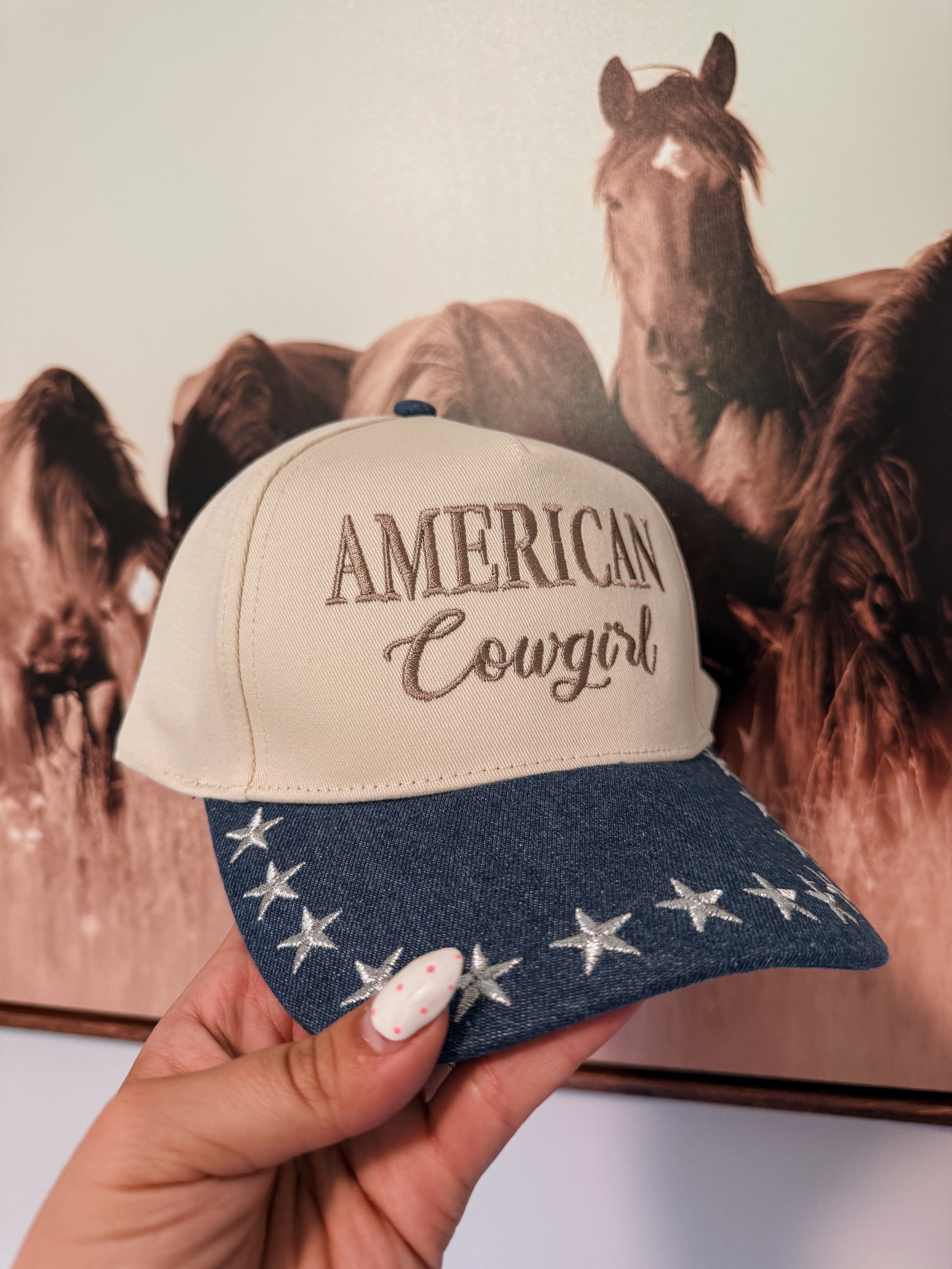 ‘American Cowgirl’ Trucker Hat