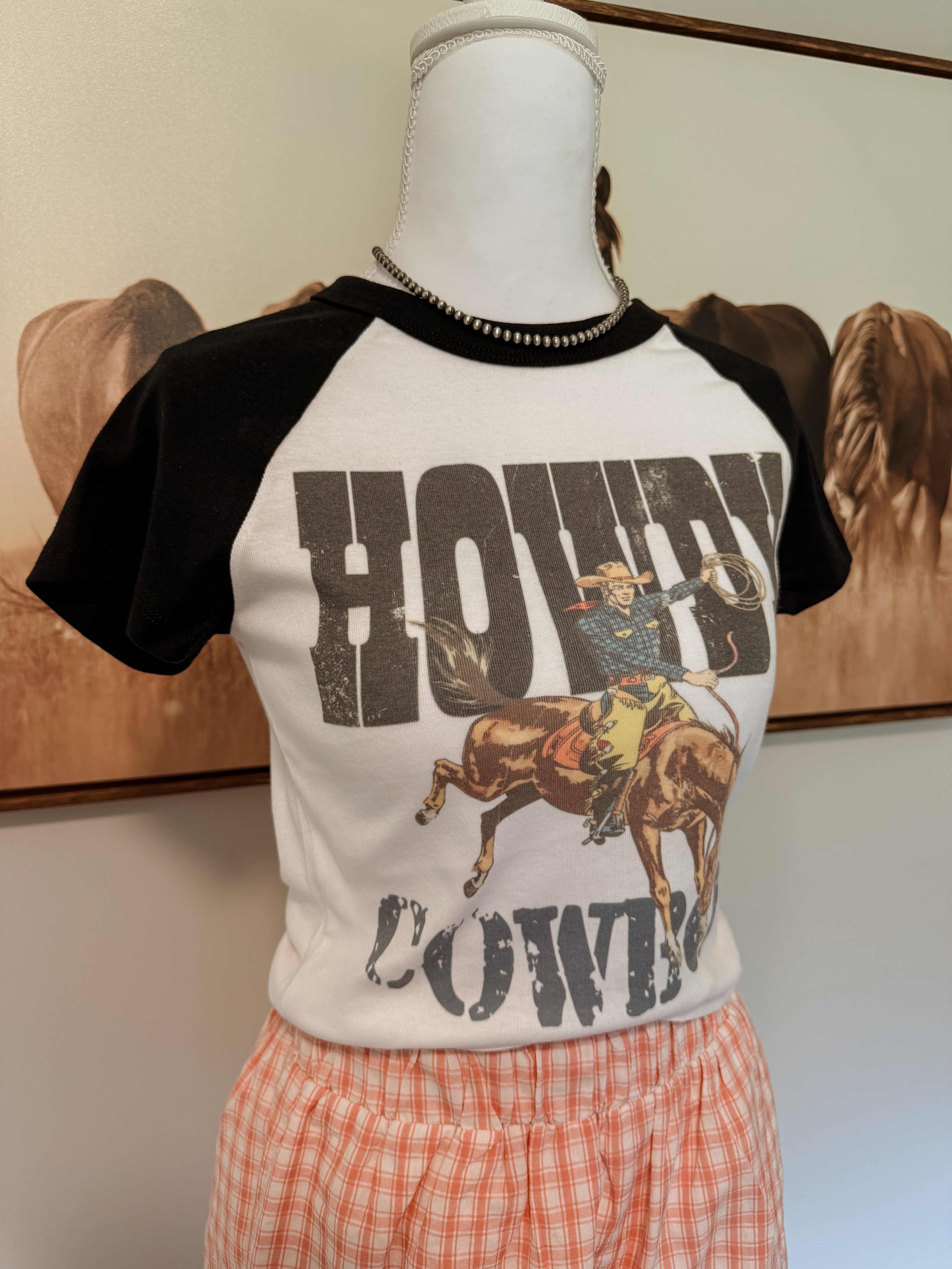‘Howdy Cowboy’ Baby Tee