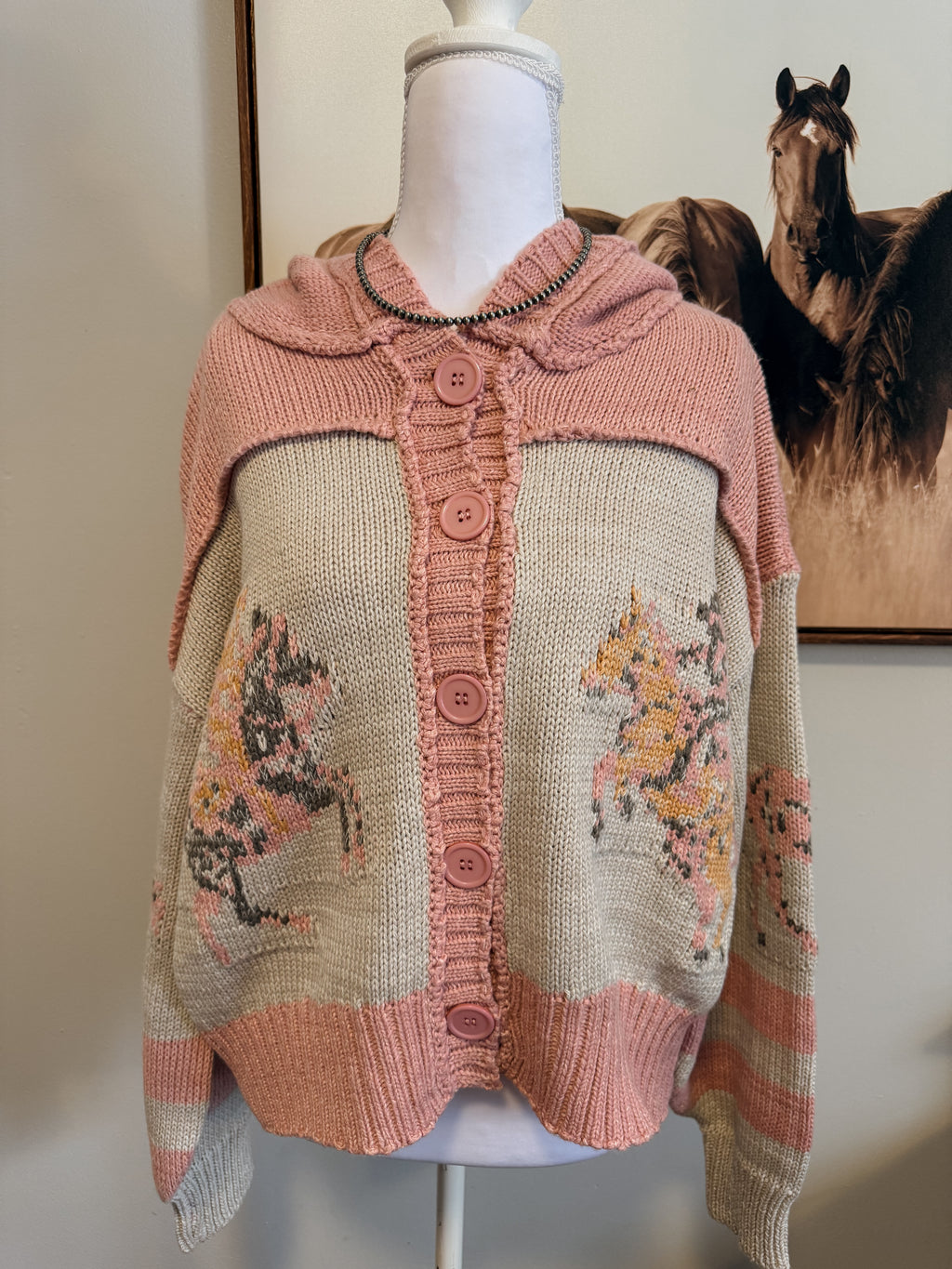 The Vintage Blush Knit Sweater