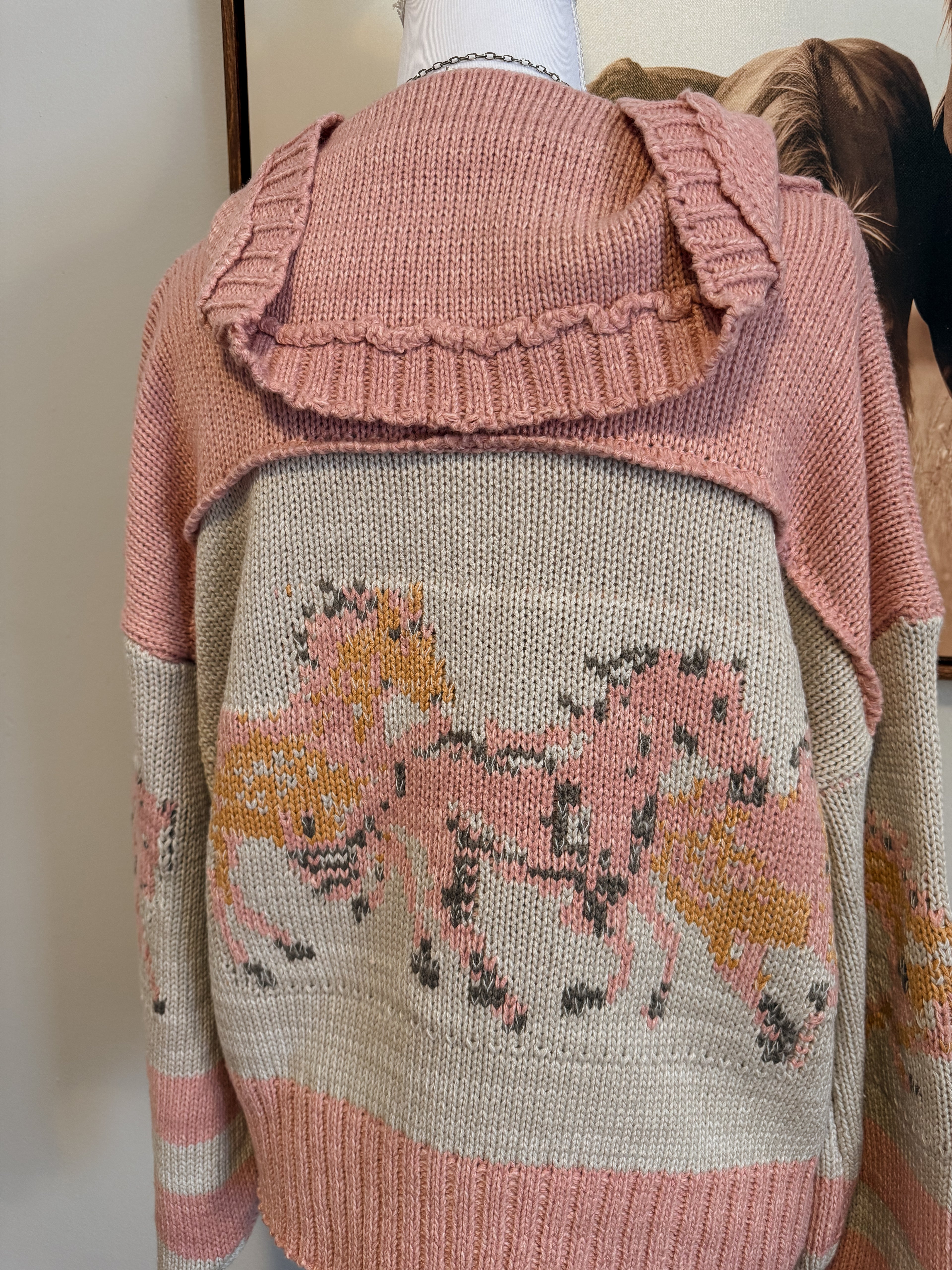 The Vintage Blush Knit Sweater