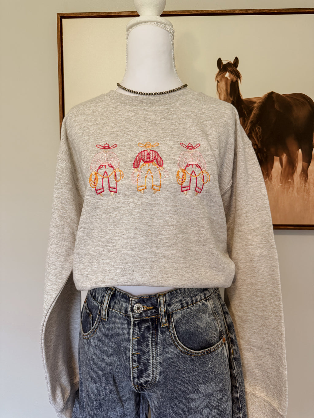 The Tres Vaqueros Crewneck
