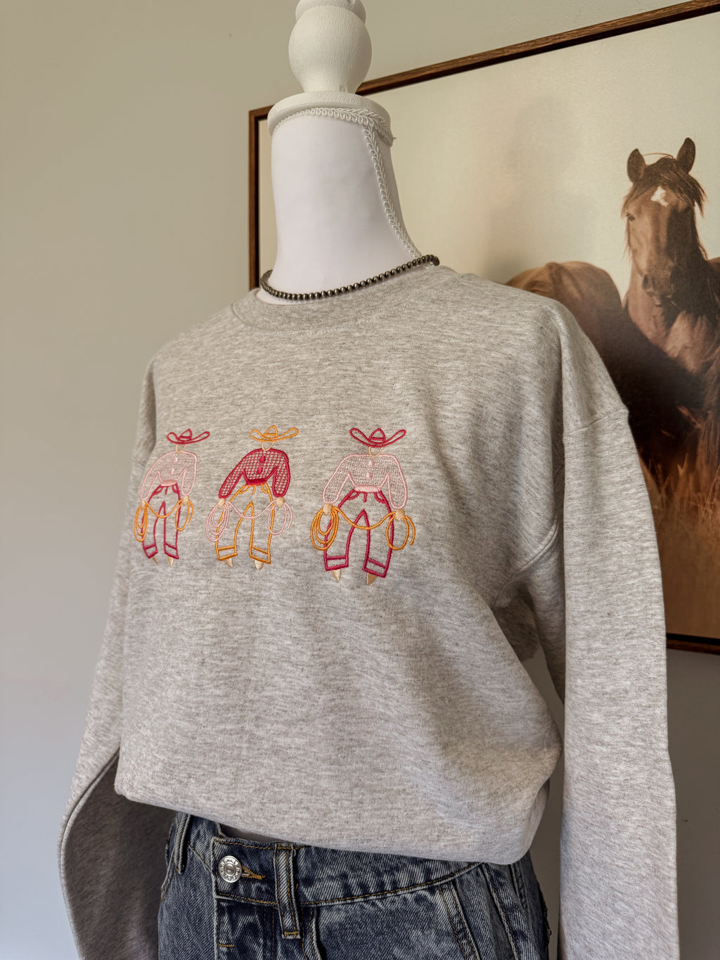 The Tres Vaqueros Crewneck