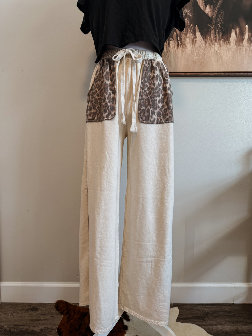 The Leopard Accent Trousers