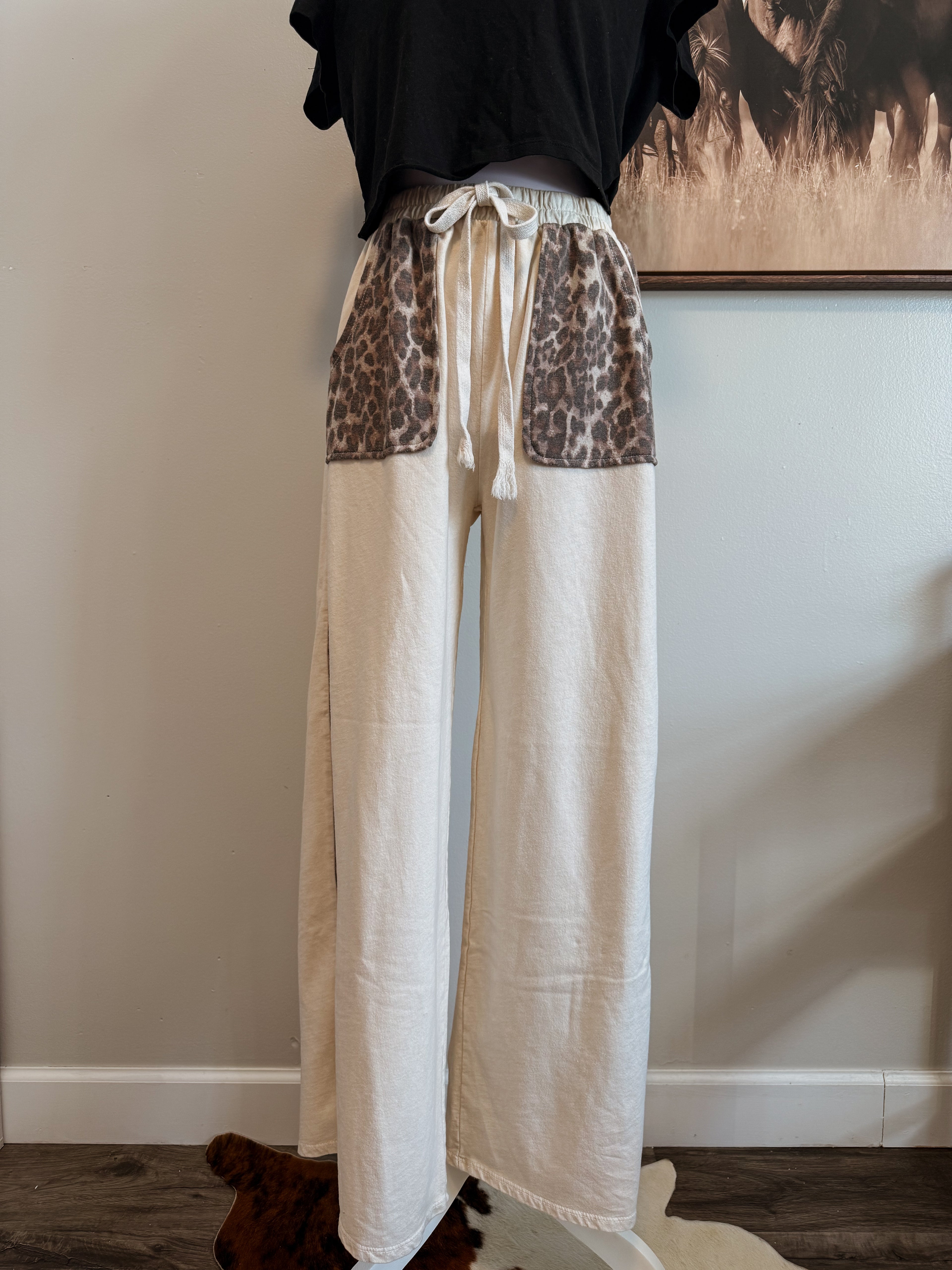 The Leopard Accent Trousers