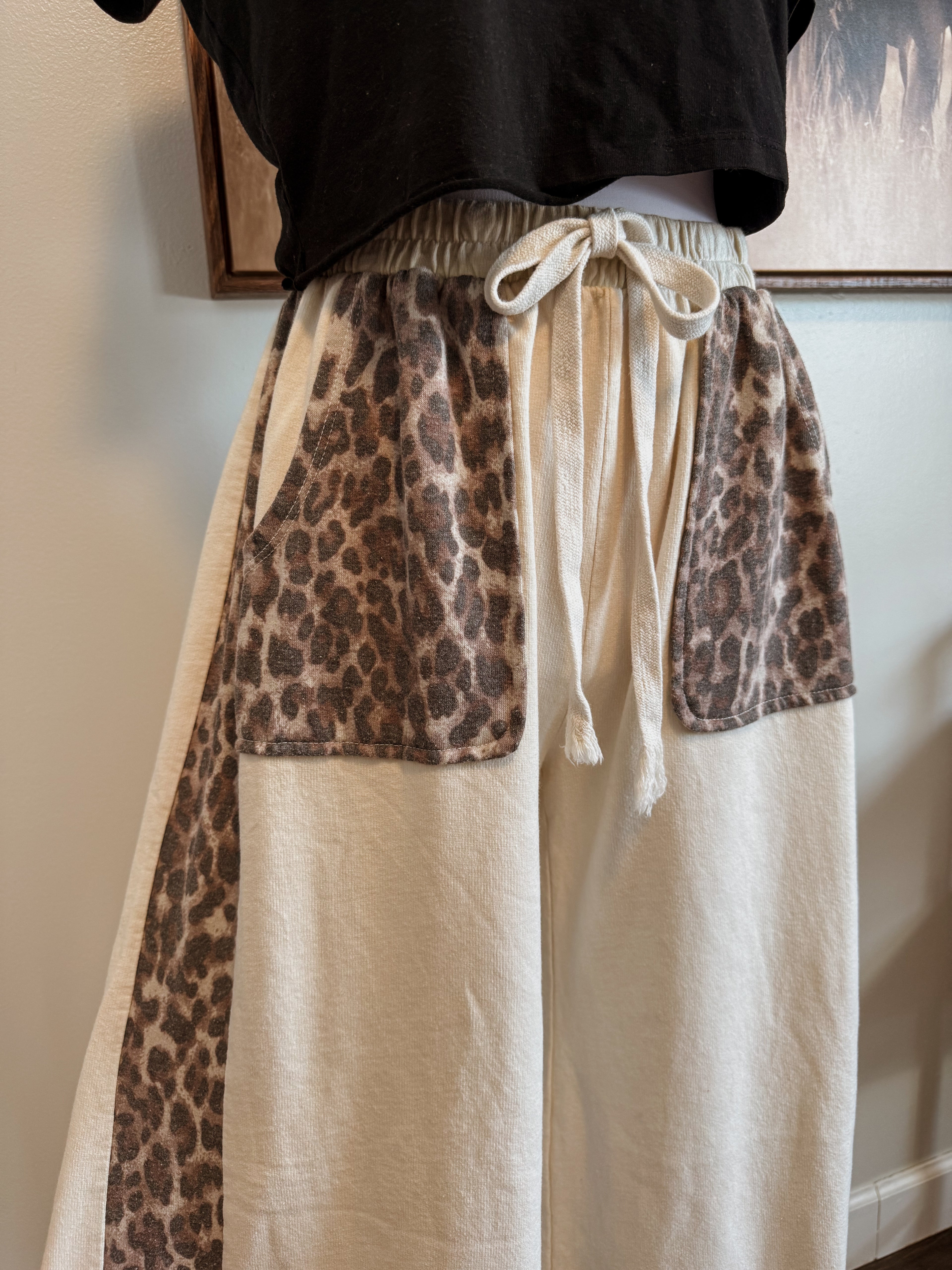 The Leopard Accent Trousers